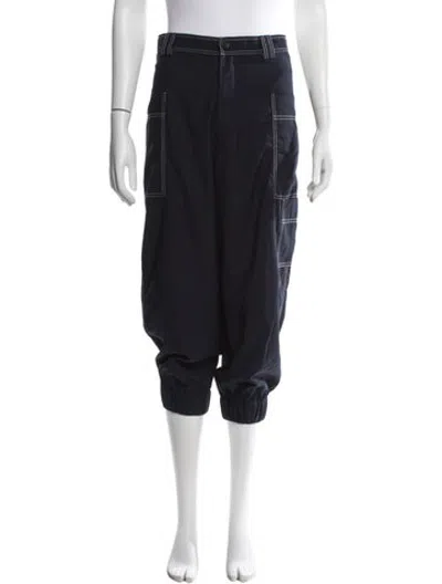 Pre-owned Lovebirds Wide Leg Pants In Blue