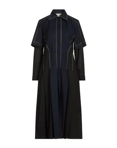 Lovebirds Woman Midi Dress Navy Size S Polyester