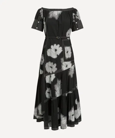 Lovebirds Women's Gathered Seersucker Dress
