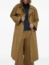 Lovechild Carrie Belted Double-breasted Trench Coat In Multi