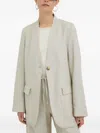 Lovechild Single-breasted Jacket In White