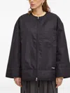 Lovechild Zip-front Patch-pocket Jacket In Black