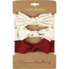 L'ovedbaby Kids'  Assorted 3-pack Bow Stretch Headbands In Game Day