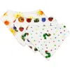 L'ovedbaby Assorted 3-pack Organic Cotton Bandana Bibs In White Multi