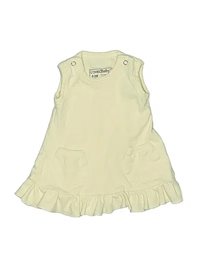 Pre-owned L'ovedbaby Babies' Dress In Yellow