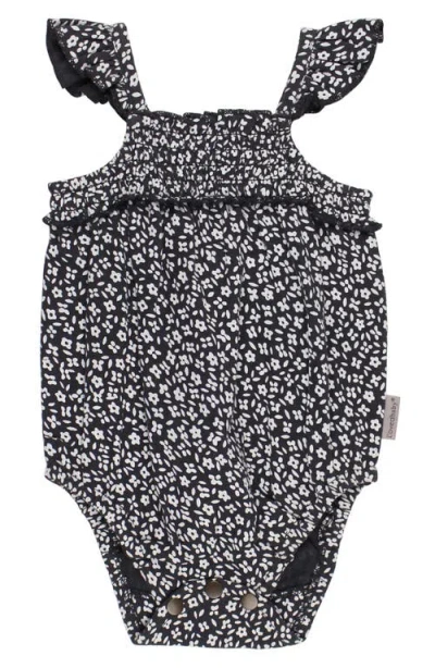 L'ovedbaby Floral Organic Cotton Gauze Bubble Romper In Chia Floral