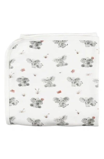 L'ovedbaby Organic Cotton Blanket In Baby Elephant