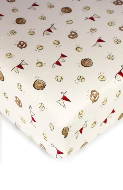 L'ovedbaby Organic Cotton Crib Sheet In Neutral