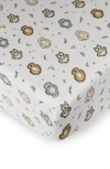 L'ovedbaby Organic Cotton Crib Sheet In Gray