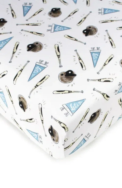 L'ovedbaby Organic Cotton Crib Sheet In Multi