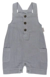 L'ovedbaby Organic Cotton Muslin Romper In Blueberry
