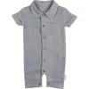 L'ovedbaby Organic Cotton Romper In Blueberry