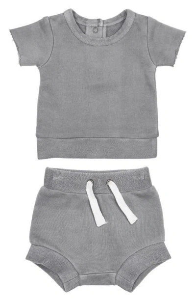 L'ovedbaby Organic Cotton T-shirt & Shorts Set In Mist