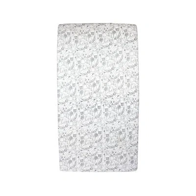 L'ovedbaby Organic Crib Sheet In Snacks In White