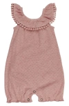 L'ovedbaby Pointelle Organic Cotton Bubble Romper In Taffy