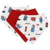 L'ovedbaby X Paddington© Assorted 3-pack Organic Cotton Bandana Bibs In London Paddington