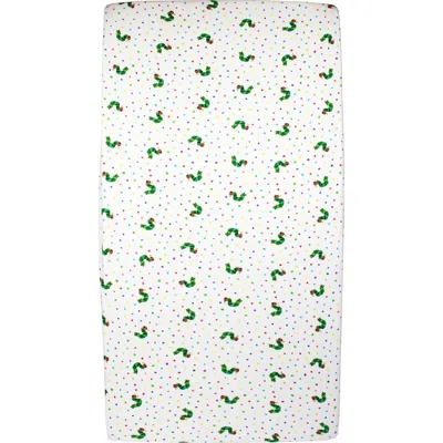 L'ovedbaby X The Very Hungry Caterpillar Fitted Organic Cotton Crib Sheet