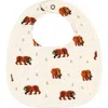 L'ovedbaby Kids'  X The World Of Eric Carle™ 2-layer Reversible Organic Cotton Bib In Brown Bear