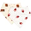 L'ovedbaby X The World Of Eric Carle™ 2-pack Organic Cotton Bandana Bibs In Brown Bear