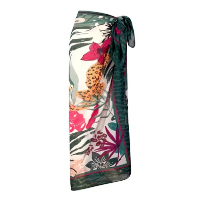 Loveist Mağazasi Women's Green Del Rey Sustainable Luxury Beach Wrap