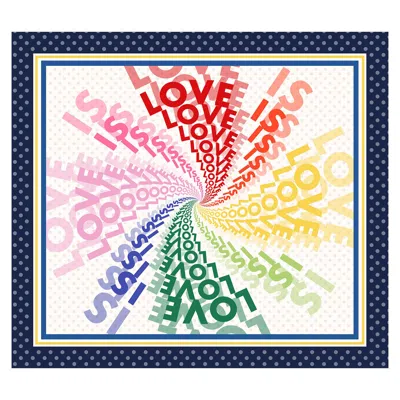 Loveist Mağazasi Women's Love Spectrum Cotton Pareo