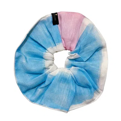 Loveist Mağazasi Women's Pastel Breeze Oversized Linen Scrunchie