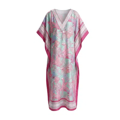 Loveist Mağazasi Women's Purple / Pink Agua Abaya Kaftan In Multi