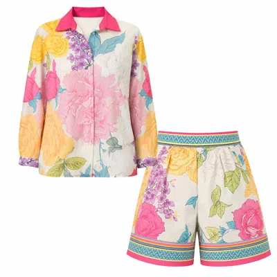 Loveist Store Cladia Floral Co-ord Set