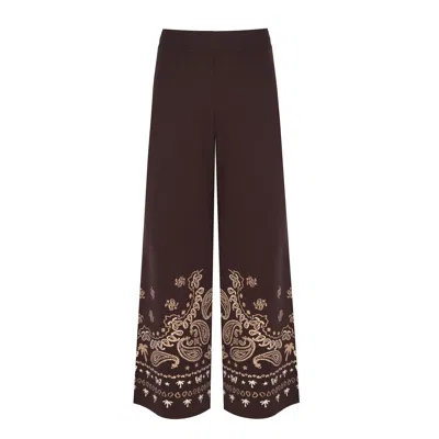 Loveist Store Women's Brown Caprica Trouser