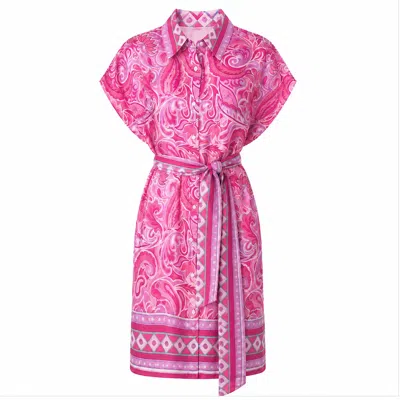 Loveist Store Women's Fiore Shirt Dress In Pink