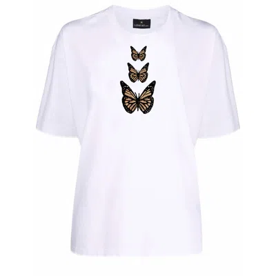 Loveist Store Women's White Papillio T-shirt