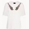 Loveist Store Women's White Wing Tshirt In White