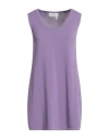 Lovely By Maglificio Di Verona Woman Sweater Lilac Size L Viscose, Polyamide In Purple