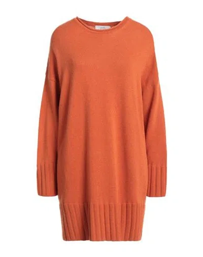 Lovely By Maglificio Di Verona Woman Sweater Orange Size M Merino Wool, Viscose, Polyamide, Cashmere