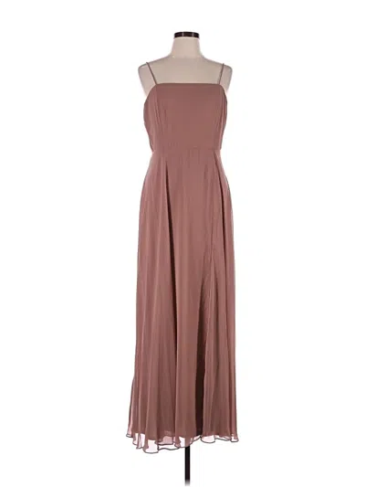 Pre-owned Lovely Casual Dress In Brown