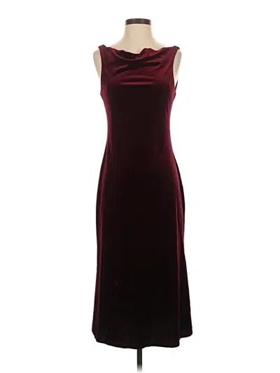Lovely Cocktail Dress In Burgundy