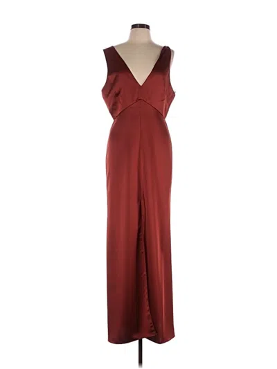 Pre-owned Lovely Cocktail Dress In Burgundy