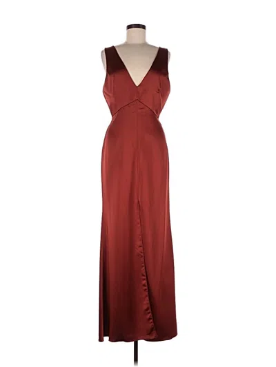 Pre-owned Lovely Cocktail Dress In Burgundy