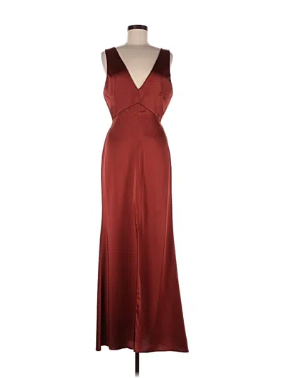 Pre-owned Lovely Cocktail Dress In Burgundy