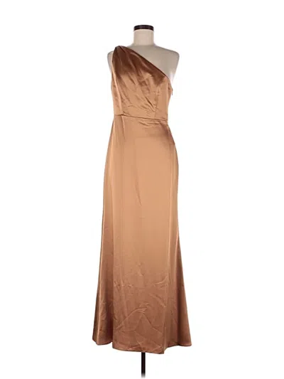 Pre-owned Lovely Cocktail Dress In Tan