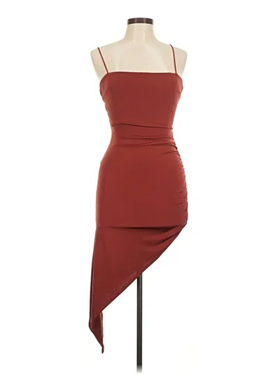 Pre-owned Lovely Day Cocktail Dress In Burgundy