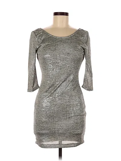 Pre-owned Lovely Day Cocktail Dress In Silver