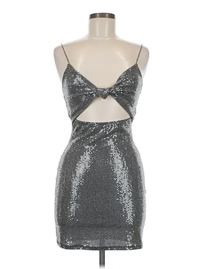 Pre-owned Lovely Day Cocktail Dress In Silver