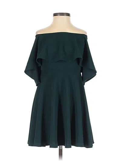 Pre-owned Lovely Day Cocktail Dress In Teal