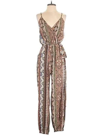 Pre-owned Lovely Day Jumpsuit In Brown