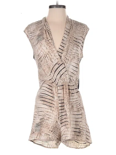 Pre-owned Lovely Day Romper In Brown