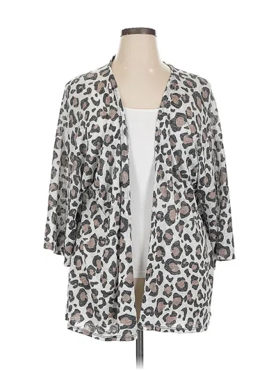 Pre-owned Lovely J Cardigan Sweater In Gray