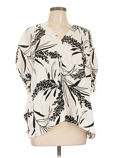 Pre-owned Lovely Melody 3/4 Sleeve Blouse In Ivory