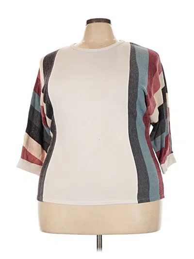 Pre-owned Lovely Melody 3/4 Sleeve T-shirt In Ivory