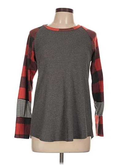 Pre-owned Lovely Melody Long Sleeve T-shirt In Gray
